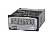 AUTONICS LE8N BN Hour Meter 8 digits LCD 1 32 DIN Built in Battery power Selectable front reset key No Voltage Inhibit Input