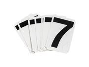 Brady Number Label 7 Black 4 Character Height 10 PK 8220 7