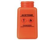 MENDA 35734 Graduated Acetone Bottle 6 oz. Orange