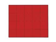 Magnetic Squares Red Magna Visual FI 223