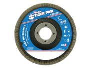 WEILER 51134 Abrasive Flap Disc Medium 5in. Phenolic