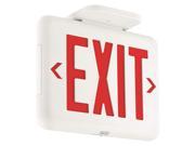 Hubbell Lighting Dual Lite Thermoplastic LED Exit Sign EVEURW