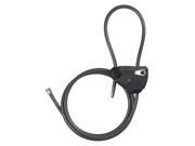 ABUS 210 185 KD Steel Cable 6 ft.L 3 8 in.W