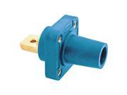 HUBBELL HBLFRBBL Single Pole Connector Receptacle Blue