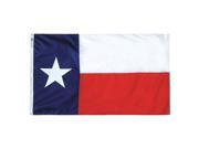 NYLGLO 145282 State Flag Texas 6ftH x 10ftW 200D Nylon