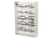 BOWMAN MFG CO CP 075 Eyewear Cabinet White Clear