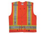 VIKING 6165O XXXL Safety Vest Mens ANSI CLASS 2 Orange 3XL
