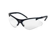 Code 4 Safety Eyewear Clear Polycarbon Anti Scratch Lenses Black Nyl
