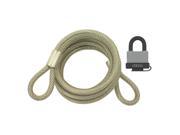 ABUS 00089 Steel Cable w Padlock 6 Ft L 5 16 In W