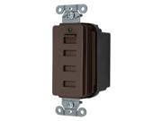 HUBBELL WIRING DEVICE KELLEMS USB4 USB Charger Recp 20A 125V 5A@5VDC Brown