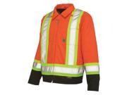 WORK KING S45321 High Visibility Jacket 2XL Hi Vis Orange