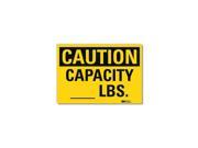 Lyle Safety Sign Capacity 5in.H x 7in.W U4 1104 RD_7X5