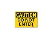 Lyle Safety Sign Do Not Enter 7in.H U4 1172 RD_10X7