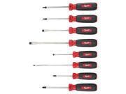 MILWAUKEE 48 22 2018 Screwdriver Set Assorted 8 pcs. Rubber