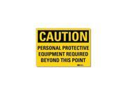 Lyle Safety Sign Protective Equipment 5 in. H U4 1589 RD_7X5