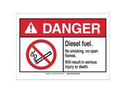 Brady Danger Sign No Smoking B 302 10in.H 144975