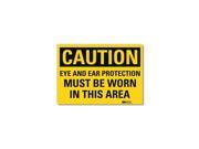 Lyle Safety Sign Eye Ear Prtctn Area 10in.W U4 1269 RD_10X7