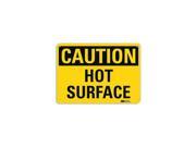 Lyle Safety Sign Hot Surface 7in.H U4 1428 RA_10X7