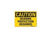 Lyle Safety Sign Hearing Protection 5in.H U4 1392 RD_7X5