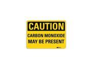 Lyle Safety Sign Carbon Monoxide Prsnt 7in.H U4 1107 RA_10X7