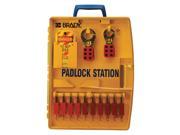 BRADY 105930 Lockout Station Filled 10 Locks