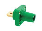 HUBBELL HBLFRBGN Single Pole Connector Receptacle Green