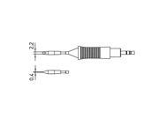 WELLER RT8MS Soldering Tip RT8MS Needle 0.4mm