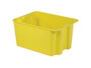 Heavy Duty Stack and Nest Container Yellow Lewisbins SN2419 14 Yellow