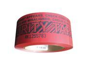 NOVAVISION INC PVT2R 217D 180 Tamper Evident Tape Polyester Red 2inW
