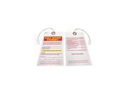 BADGER TAG LABEL CORP 123 HotWorkPermtTag 2 7 8inW 3 16inHole PK25
