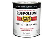 Rust Oleum Stops Rust® Gloss Dark Hunter Green Enamel Paint 1 qt. 7733502