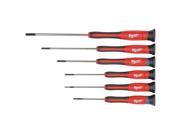 MILWAUKEE 48 22 2606 Precision Screwdriver Set 6 Pc Phillips