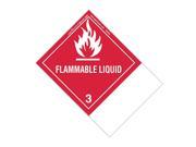 Labelmaster Flammable Liquid Label 100mmx150mm 500 ETSNT6