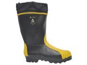 VIKING VW42 12 Boots 12 Steel Black Yellow 15 in. H