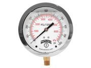 Winters Gauge Pressure 4in. 0 to 1000 psi PFQ724LF