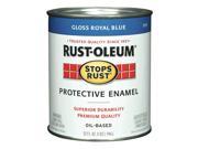 Rust Oleum Stops Rust® Gloss Royal Blue Enamel Paint 1 qt. 7727502