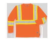 32 1 4 High Visibility Long Sleeve T Shirt Work King S39621 2XL FLOR