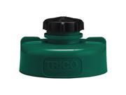 TRICO 34439 Storage Lid HDPE 3.25 in. H Dark Green G0379858