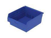 AKRO MILS 30818BLUE Shelf Bin 17 5 8 x 16.5 x 8 Blue