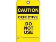 Caution Tag See All Industries CTUF G12 7 Hx4 W