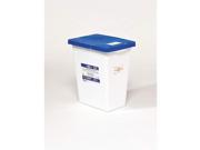 Sharps Container White with Blue Cover Covidien KKPS100850