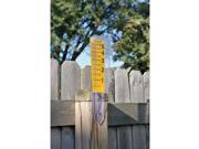 TAYLOR 270235 Rain Gauge 0 to 5 in. Polycarbonate