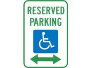 Handicap Parking Sign Accuform Signs FRA146RA 18 Hx12 W