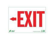 Zing Exit Sign 10in H x 14in W Exit Surface 2082G