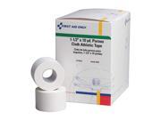 First Aid Only Athletic Tape White 1 1 2inW 10in L PK16 J642GR