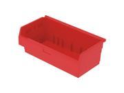 Red Shelf Bin 35 lb Capacity 30820RED Akro Mils