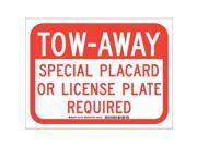 Brady Handicap Parking Sign 127476