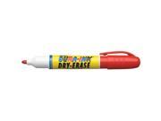 MARKAL 96570 DURA INK DRY ERASE MARKERS RED