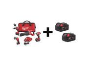 M18 FUEL Cordless Combination Kit 18.0 Voltage Number of Tools 4