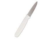 Crestware 3 1 2 Straight Paring Knife White KN02